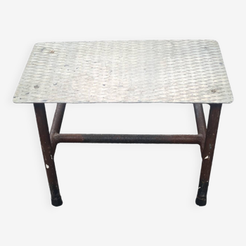 Metal step stool / bench