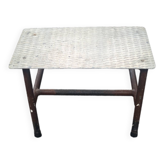 Metal step stool / bench