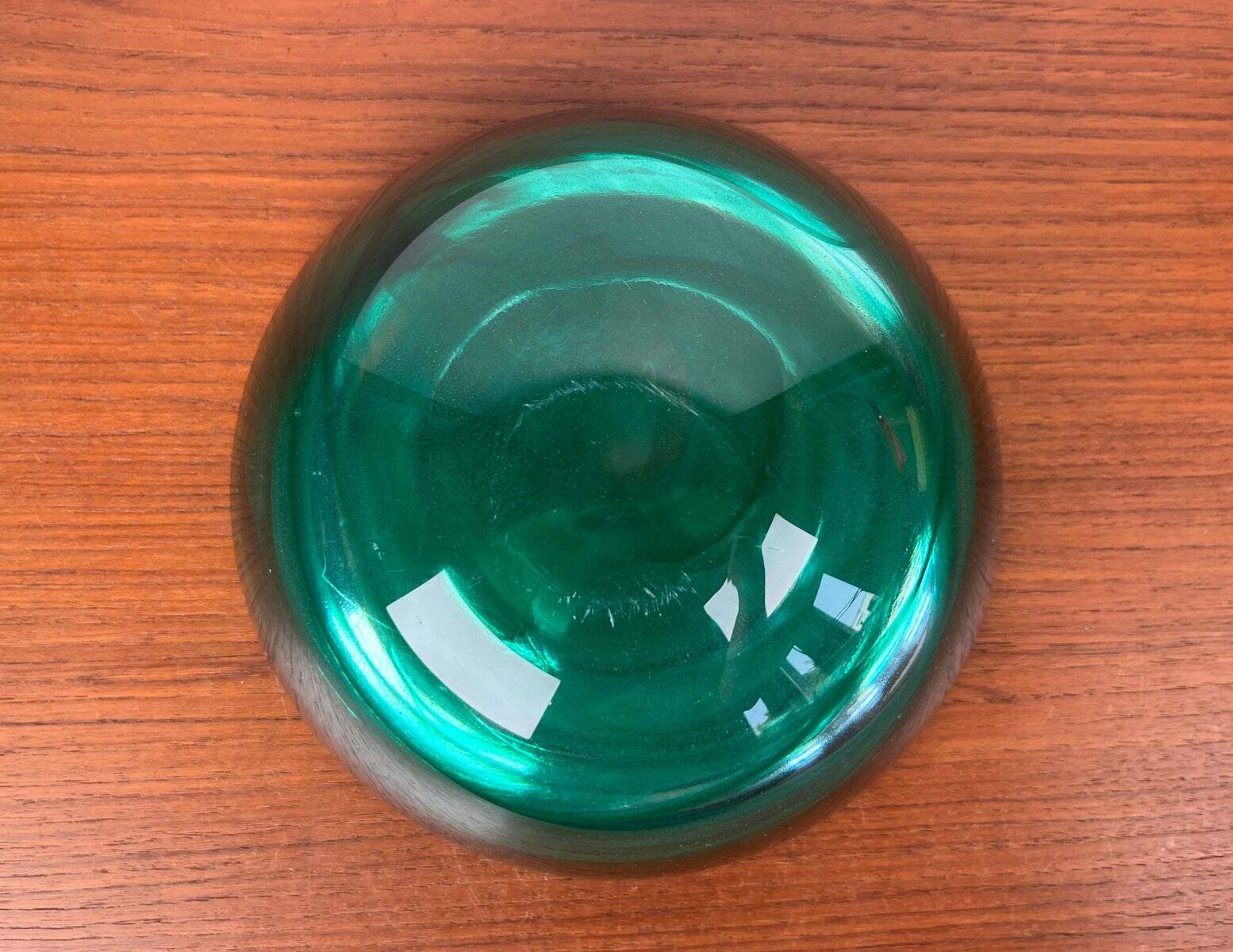 Vintage Swedish glass bowl by Kosta Boda