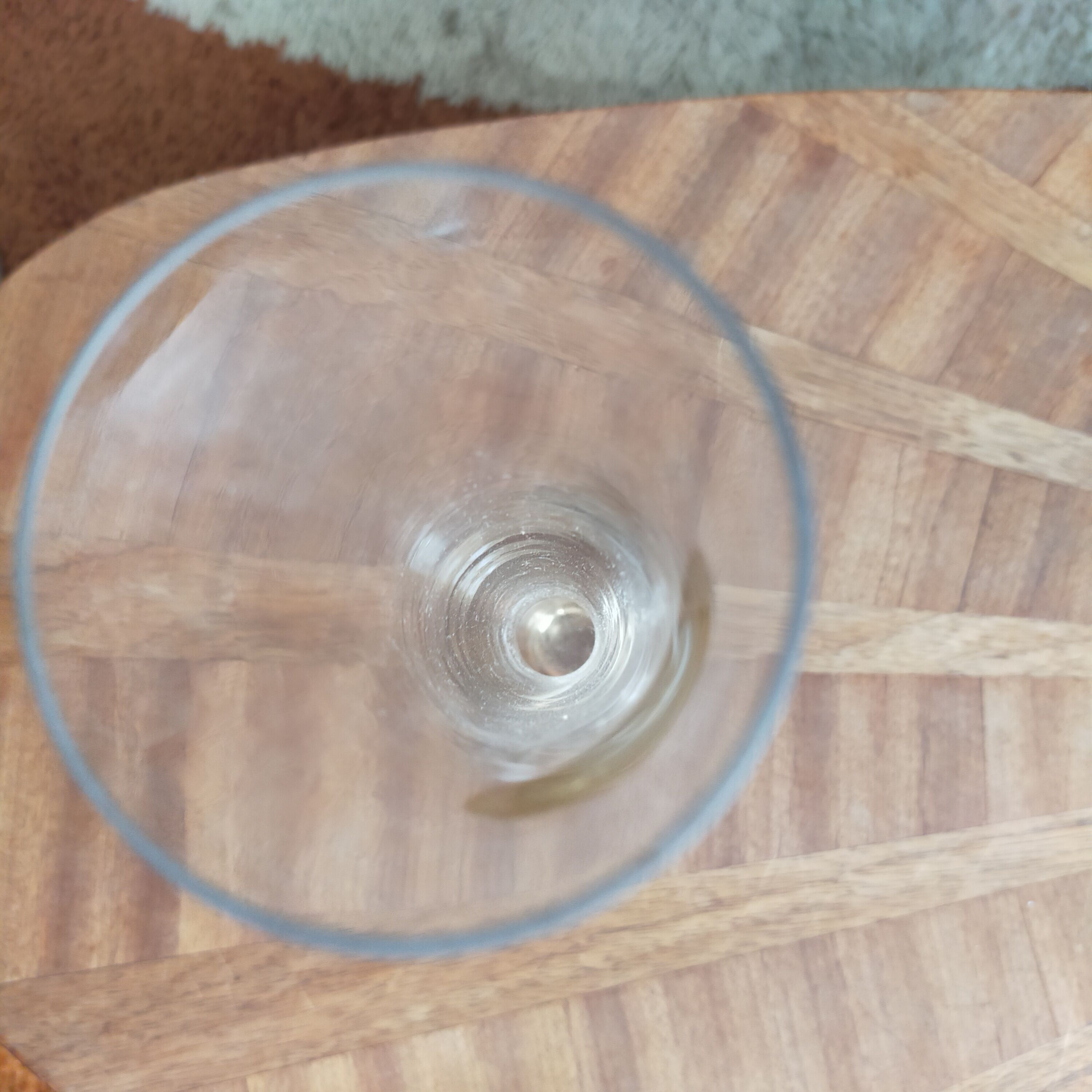 Seventies crystal vase