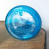 apothecary bottle blue glass jar