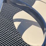 Dining Room Set Scimitar Boris Tabacoff MMM 1970 | Glass and Chrome