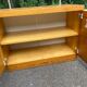 1970s wooden low storage chest.