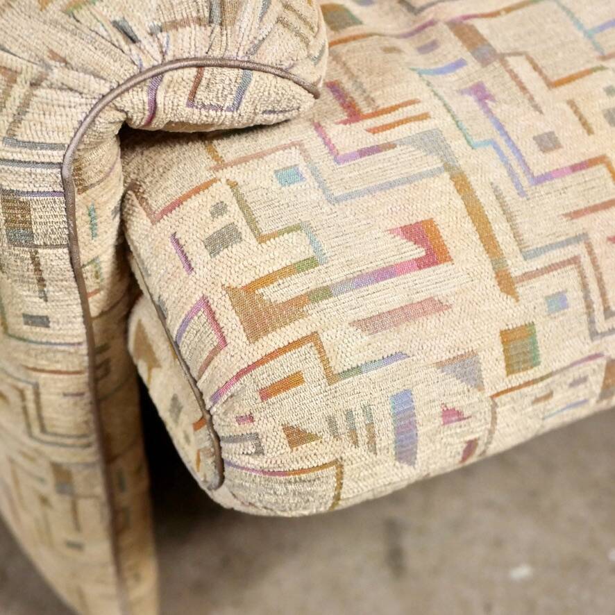 Strässle graphic sofa, 1980s