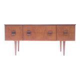 Scandinavian vintage sideboard with 6 drawers