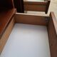 Pair of teak bedside tables