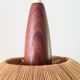 Vintage sisal hanging lamp by Temde Leuchten, 1965