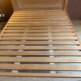 Solid teak canopy bed 160x200