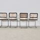 Series of 4 chairs B32 by Marcel Breuer
