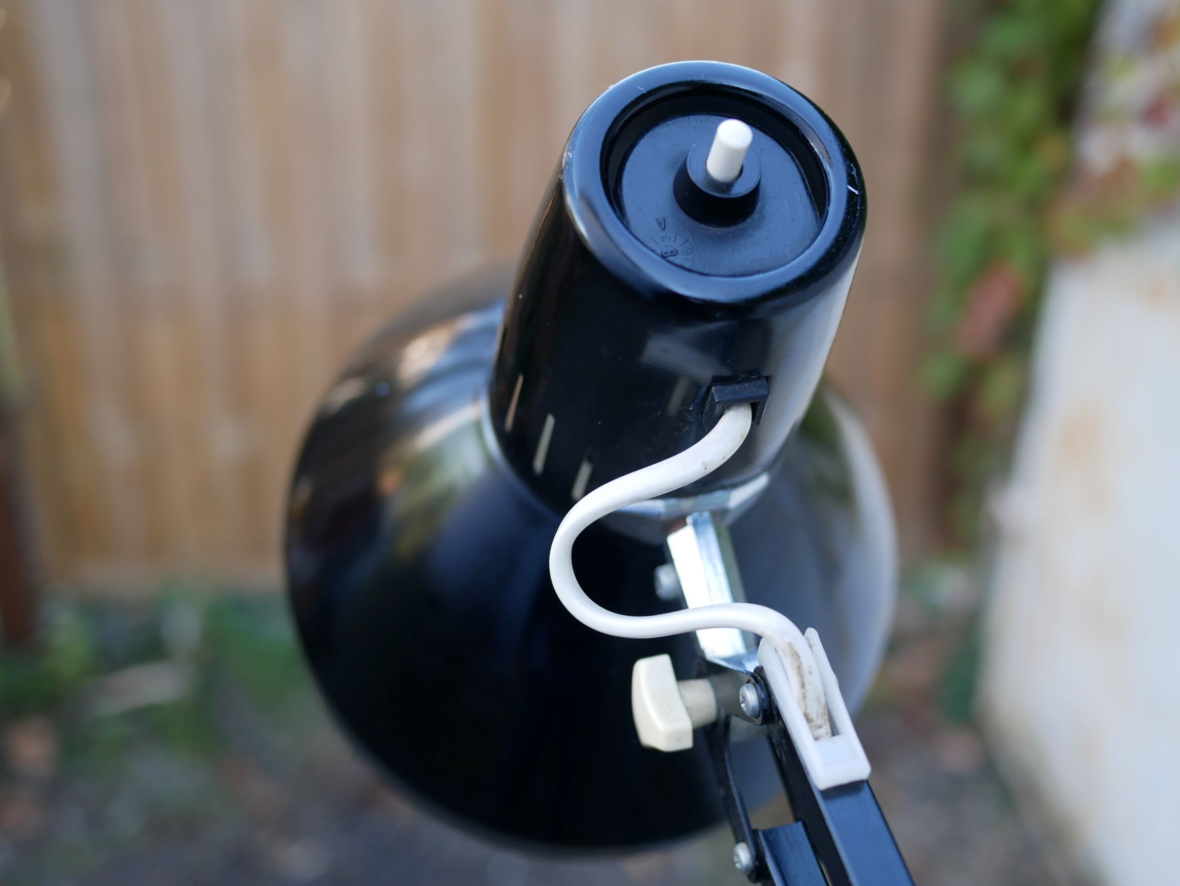 Black vintage architect lamp