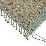 Handwoven Turkish Rustic 206 cm x 304 cm Brown Wool Carpet