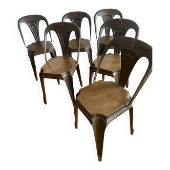 Chaises de bistrot Joseph Mathieu pour Multipl's