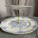Vintage two-tier English porcelain servant