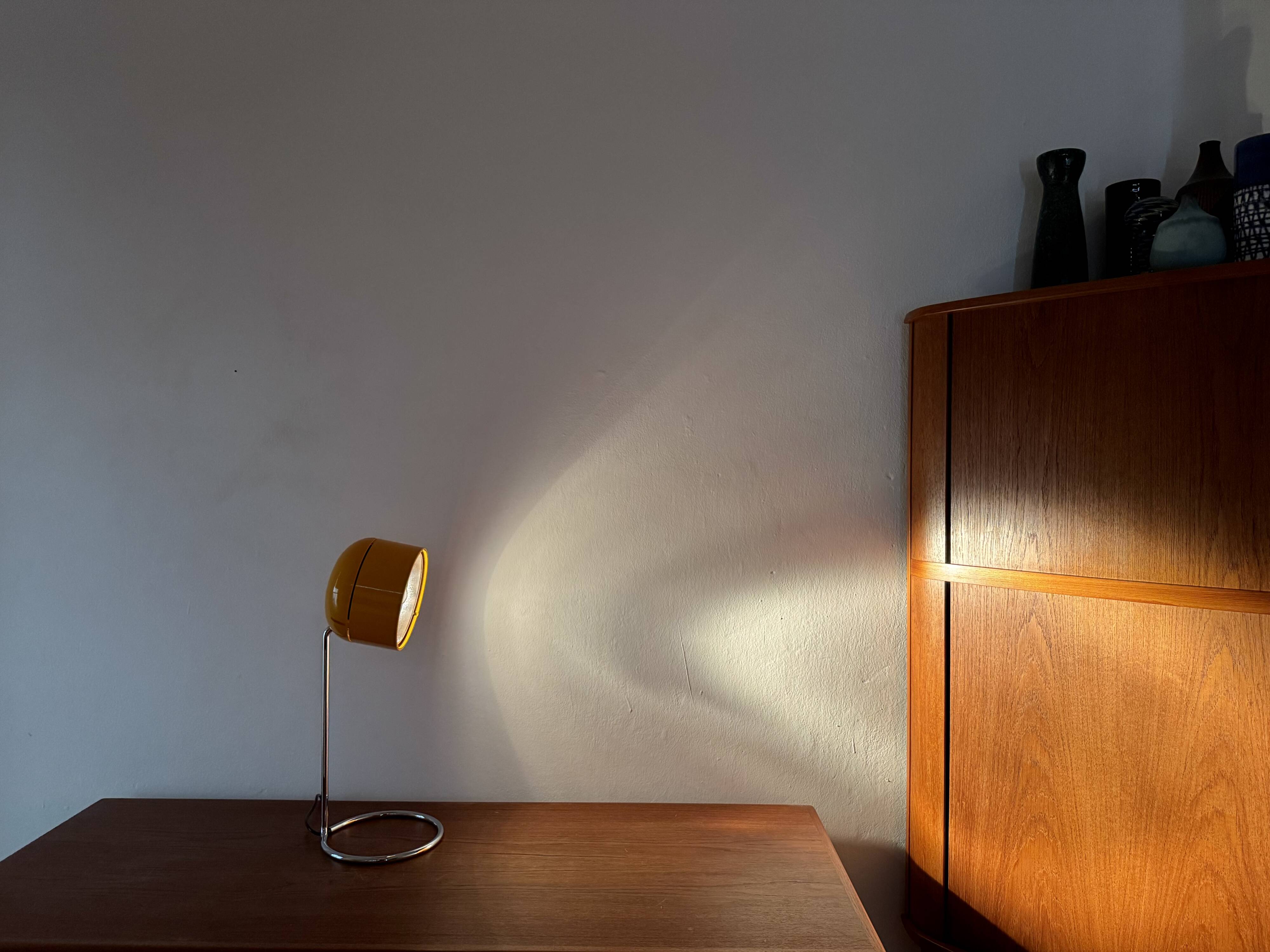 1 of 3 Adjustable Space Age Spot Table Lamps by Arnold Berges for Staff