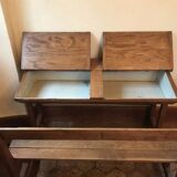 Double bureau d'écolier