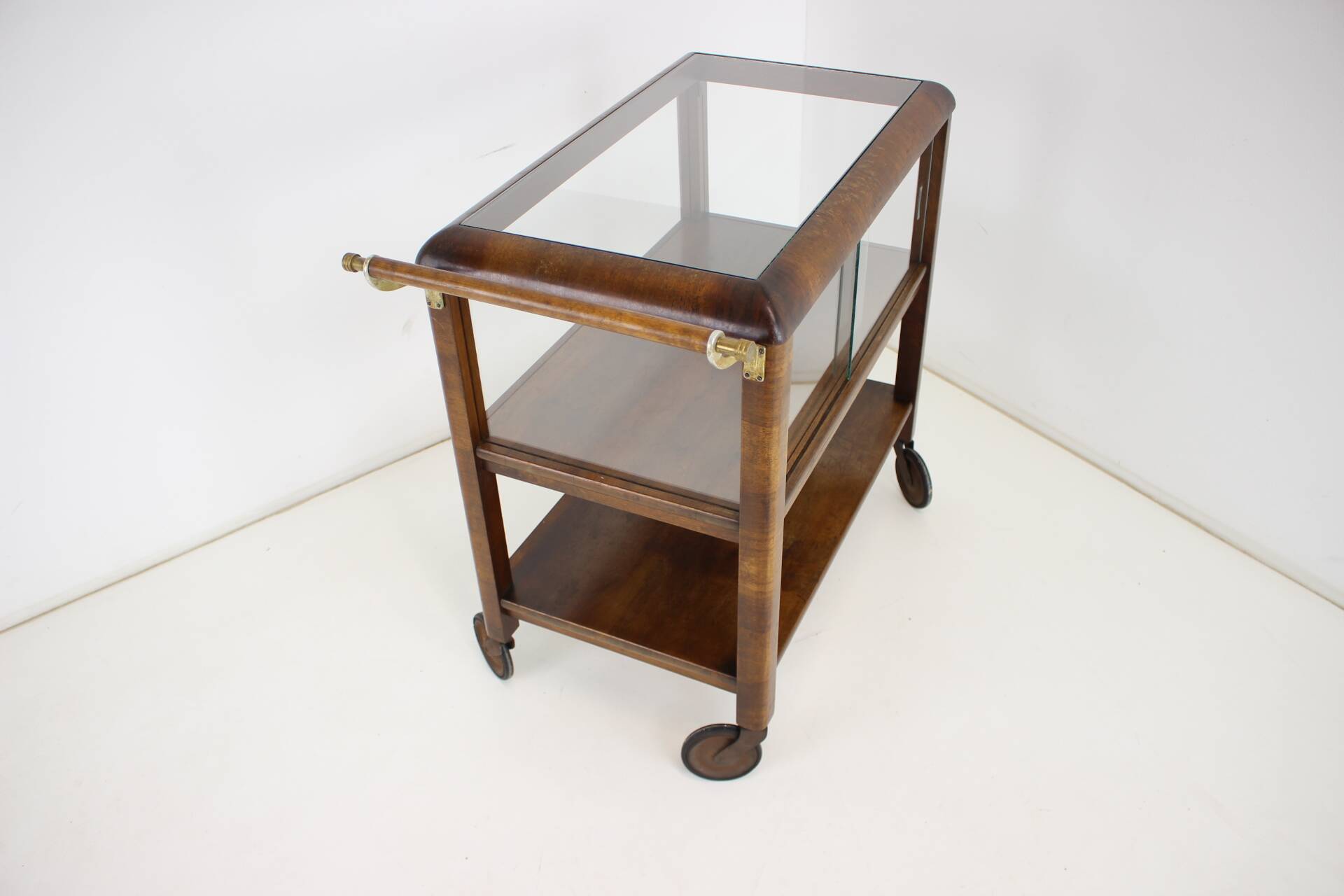1930s Art Deco Serving Bar/Cart, Czechoslovakia
