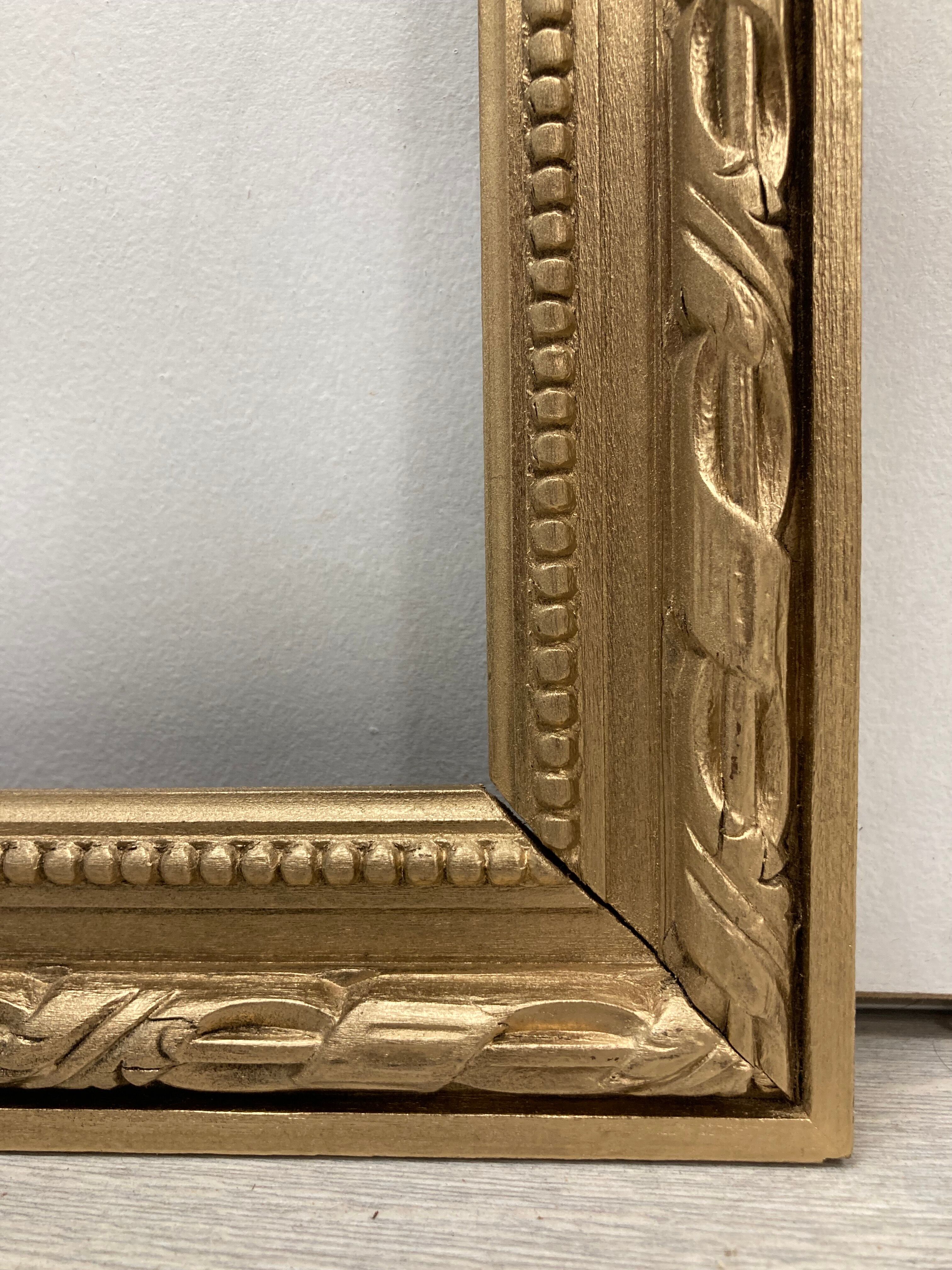 Vintage gold frame