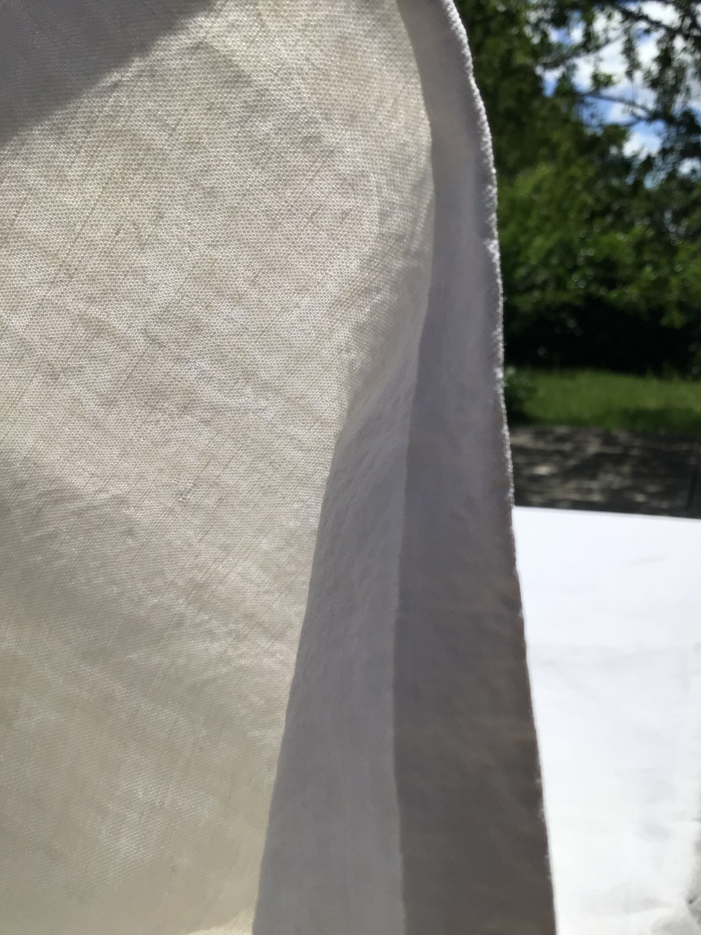 Sheet 1 place embroidered linen NE surrounded by dots