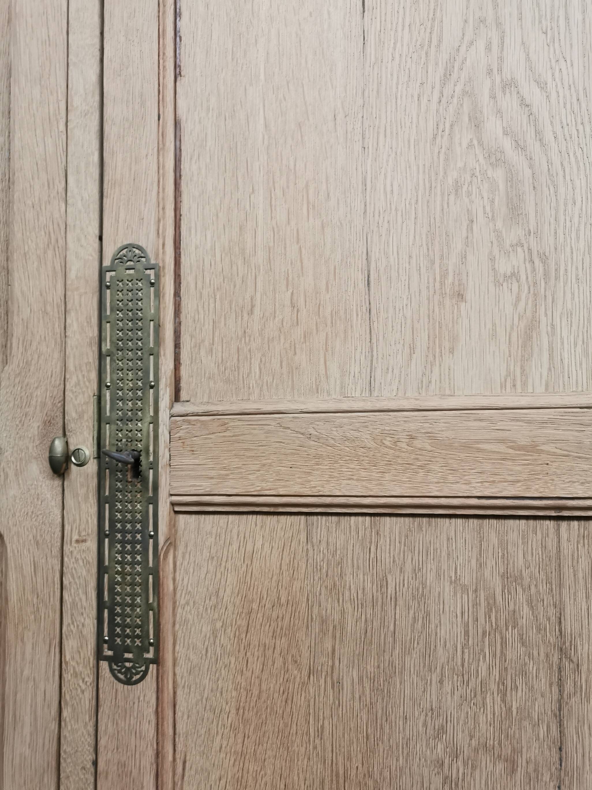 Wooden locker room bank of France period 1930