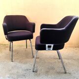 Paire de fauteuils design