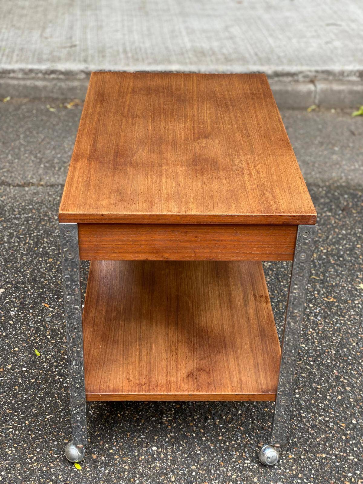 Desserte roulante vintage Florence Knoll