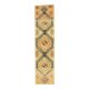1970s Vintage Turkish Oushak Handmade Wool Runner 72x303