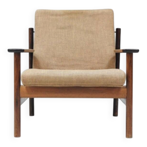Fauteuil scandinave en - teck