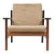Fauteuil scandinave en teck dans le goût de Grete Jalk