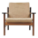 Fauteuil scandinave en teck dans le goût de Grete Jalk