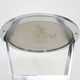 Prototype pedestal table, stool, sofa end, chrome metal and stainless steel German design