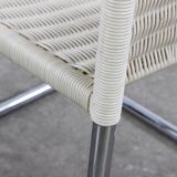 Lot de 2 fauteuils Tecta D44 à piétement luge Vintage design Bauhaus