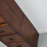 Belgian oak apothecary / filing cabinet folding doors, 1920/30s