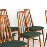 Set of 6 Niels Koefoed 'Eva' chairs - danish design in teak - vintage