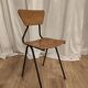 Old vintage children's chair from the 50s