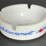 Set of three ashtrays