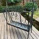 Porte-revue Art Deco en fer forgé patine bronze vers 1930-1940