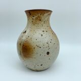 Pansu vase in ceramic gres pyrite