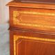 Sheraton desk restored Victorian leather