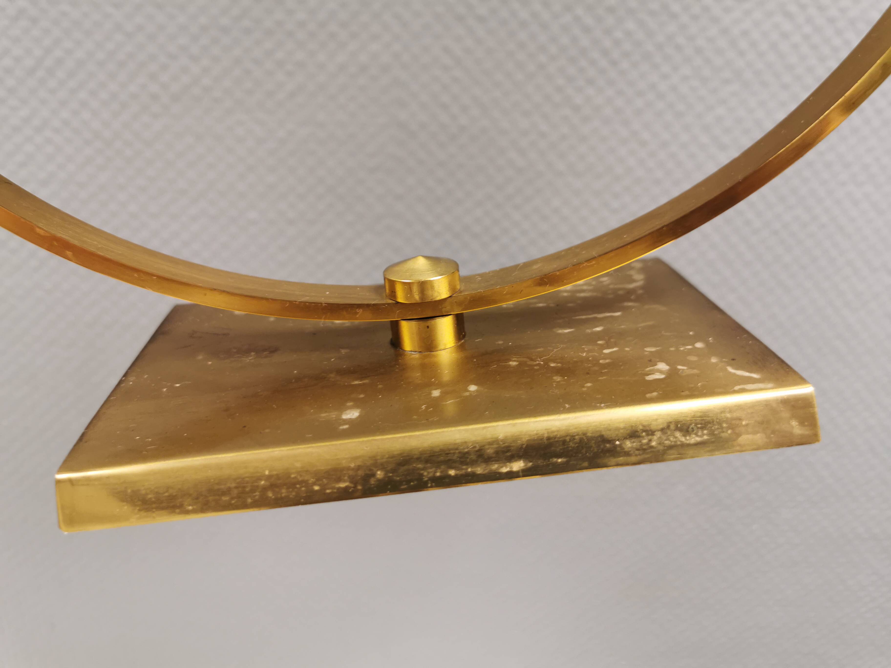 Chandelier à 7 « bras » en laiton massif de D.R Brass, Danemark, années 1950