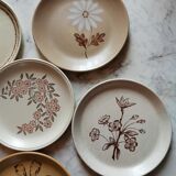 Vintage stoneware plate service