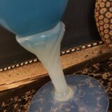 Blue opaline vase