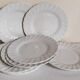 Nine fine English porcelain sweet plates