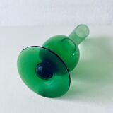 Vase vert en verre