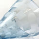 French art deco large conic glass vase, 1920