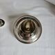 Silver-plated egg cup
