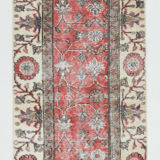Vintage runner rug. 69x199cm