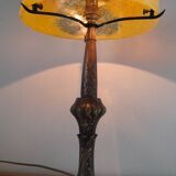 Art Nouveau style lamp 1950 Paris Star Trade Mark and glass paste
