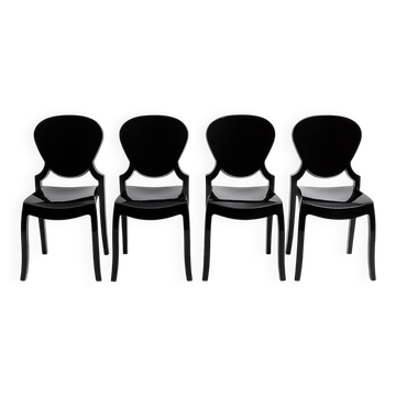 Set of 4 “Queen” designer chairs by Claudio Dondoli & Marco Pocci – Italy