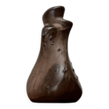 Organic studio pottery vase in mid-century style by Montanus & Remy, Germany, 1960s.