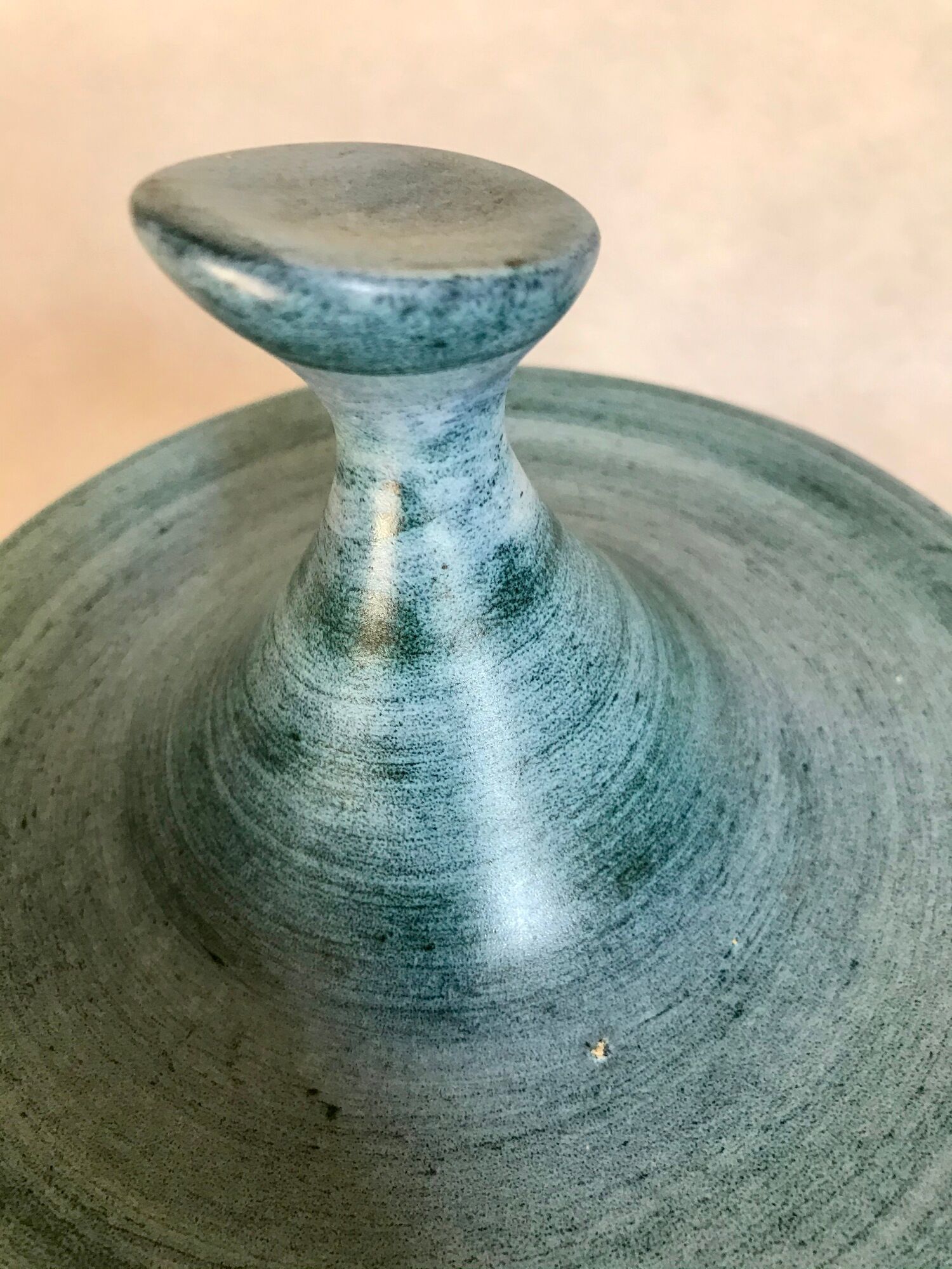 Covered pot by Jean de Lespinasse, JdL, model 1, Nice around 1950/1960